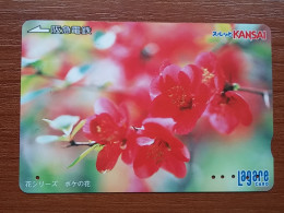 T-409 - JAPAN, Japon, Nipon, Carte Prepayee, Prepaid Card, Flower, Fleur - Flores