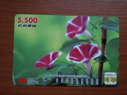 T-410 - JAPAN, Japon, Nipon, Carte Prepayee, Prepaid Card, Flower, Fleur - Fleurs