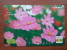 T-410 - JAPAN, Japon, Nipon, Carte Prepayee, Prepaid Card, Flower, Fleur - Fleurs