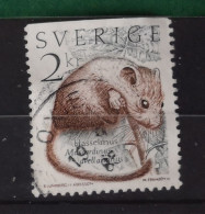 Schweden 1985 Flora Und Fauna Mi 1322/25 Nur Der Säuger 1v° Gebr. Im Angebot - Usati