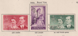 AUSTRALIA  - 1954 Royal Visit Set Used As Scan - Gebruikt