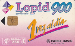 SPAIN - Parke-Davis/Lopid 900, Tirage 24000, 05/96, Used - Emisiones Privadas