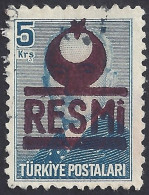 TURCHIA 1953 - Yvert S19° - Servizio | - Timbres De Service