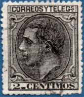 Spain 1879 Alfonso XII  2 C Cancelled - Usados