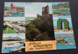 Grüsse Aus Königswinter Am Schönen Rhein - Graphische Kunstanstalt Horst Ziethen, Junkendorf - # FF 2634 - Saluti Da.../ Gruss Aus...