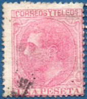 Spain 1879 Alfonso XII 1 Peseta Fake - Otros & Sin Clasificación