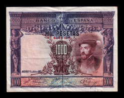 España Spain 1000 Pesetas Carlos I 1925 Pick 70c Mbc Vf - 1000 Peseten