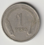 COLOMBIA 1974: 1 Peso, KM 258.1 - Colombia