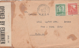 New Zealand 1943 Censored Cover Mailed - Covers & Documents