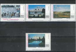 TURKEY - 1971, TURKISH PAINTINGS STAMPS COMPLETE SET OF 4, UMM (**). - Unused Stamps