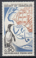 Kerguelen Et Crouzet 1972 (AVE035 (MNH) (Mi 1780) - King Penguin (Aptenodytes Patagonicus) - Albatros & Stormvogels