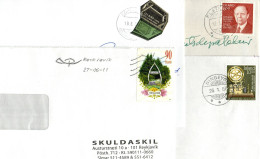 CELAND. Four Letters Cancelation, Flateyri, Þingeyri. Kópavogur And Reykjavík. - Hojas Y Bloques