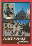 C.P.M.  « QUEBEC » Le Buste De Louis XIV,L'Eglise Notre-Dame Des Victoires - Jolie Multi-Vues Générales Animées X2phots - Québec - La Cité