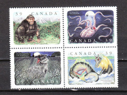 Canada   -  1990. Animali Mitologici. Mythological Animals. Complete MNH Series - Mitología