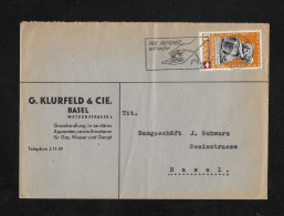 1940  GESCHICHTLICHE MOTIVE ► Vorort-Geschäftsbrief "G.Klurfeld & Cie.Basel"   ►SBK-B4◄ - Storia Postale