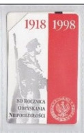 Poland, 0618, 50 Units, 80 Anniversary Of The Indepedence's Recovery. - Poland