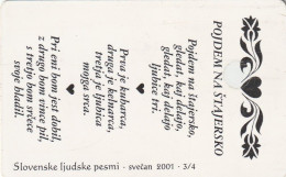 PHONE CARD SLOVENIA (E48.42.7 - Slovénie