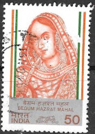 INDIA - 1984 - BEGUM HAZRAT MAHAL  - USATO (YVERT 804 - MICHEL 990) - Used Stamps