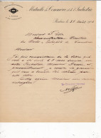 Document Commercial 1906 Mutuelle Du Commerce Et De L' Industrie MCI 8 Rue Dammartin à Roubaix Nord - Banca & Assicurazione