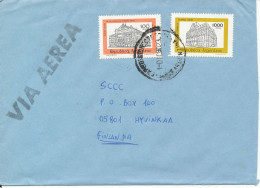 Argentina Cover Sent To Finland 1-12-1980 - Covers & Documents