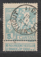 COB 86 Oblitération Centrale CALMPTHOUT - 1910-1911 Caritas