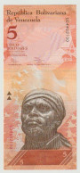 Banknote Banco Central De Venezuela 5 Bolivares 2014 UNC - Venezuela