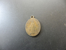 Old Pilgrim Medal Deutschland Germany - Maria Ohne Sünde Empfangen - Bitt Für Uns - Sonstige & Ohne Zuordnung