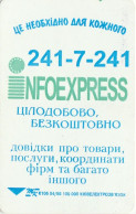 PHONE CARD UCRAINA Emissioni Locali - Kiev  (E63.63.5 - Ukraine