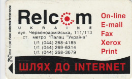 PHONE CARD UCRAINA Emissioni Locali - Kiev  (E63.55.3 - Ucrania