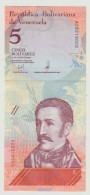 Banknote Banco Central De Venezuela 5 Bolivares 2018 UNC - Venezuela