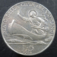 Vaticano - 5 Lire 1934 - Gig. 25 - KM# 7 - Vatican