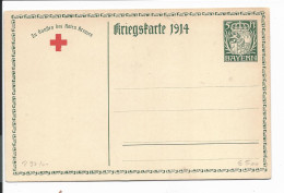 Bayern P  97-01 ** - 5 Pf  Hupp'sches Wappen Kriegskarte  Mit Druckername - Other & Unclassified