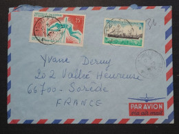 Nouvelle Calédonie Timbres Numéros 366 Et PA 122 Sur Lettre. - Cartas & Documentos