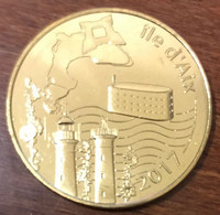 17 L'ÎLE D'AIX FORT BOYARD MDP 2017 MEDAILLE MONNAIE DE PARIS JETON TOURISTIQUE MEDALS COINS TOKENS - 2017