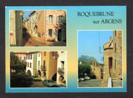 ROQUEBRUNE-sur-ARGENS (83 Var) Multi Vues: Grande Rue, Hôtel De Ville, Les Portiques Du XVI° S., Chapelle St.Michel - Roquebrune-sur-Argens