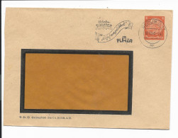 DR PU 131 B 4-10 - 8 Pf Hindenburg Med. Fenster-Umschlag Berliner Wasserwerke DV: 950 ... 300000. 4.39 Bedarfsverwendet - Private Postal Stationery