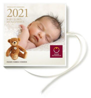 2021 AUTRICHE - Coffret BU (8 Pièces) Série Monnaies Euro (naissance) - Oostenrijk