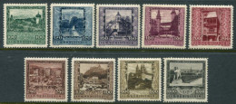 AUSTRIA 1923 Artists' Fund Set MNH / **.  Michel 433-41 - Ongebruikt