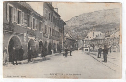 CPA :  14 X 9  -  BONNEVILLE  -  La  Rue  De  Genève - Bonneville