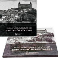 2021 ESPAGNE - Coffret BU (9 Pièces) Série Monnaies Euro (Vieille Ville De Tolède) - Espagne