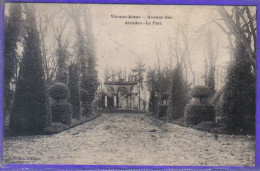 Carte Postale 02. Vic-sur-Aisne  Avenue Des Arcades  Le Parc  Très Beau Plan - Vic Sur Aisne