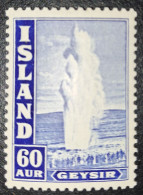 ISLANDE    Série Courante  Geyser   N° Y&T  197  * - Unused Stamps