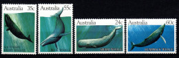 1982 Australia, Balene Pesci Baleines, Serie Completa Nuova (**) - Mint Stamps