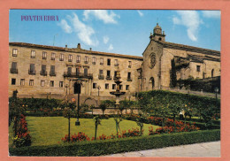 PONTEVEDRA - GALICIA - PLAZA DE ORENSE E IGLESIA DE SAN FRANCISCO - NEUVE - Pontevedra