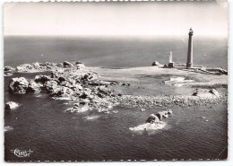 Plouguerneau. Kervenny.  Ile Vierge Et Les Phares. Vue Aerienne Cim Postée 1954 - Plouguerneau