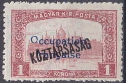 Arad Occupation Française En Hongrie N° 38 * O D'OCCUPATION Plus Haut (K6) - Unused Stamps