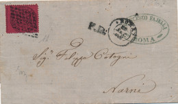 1868 Sassone N° 27 LAC De Roma Signée Diena TB. - Etats Pontificaux