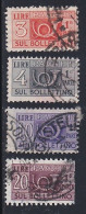 Italie -  République - Colis Postaux   Y&T  N °  55   57   59   60      1 ère  Partie  Oblitéré - Paketmarken