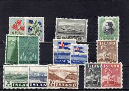 ISLANDE 1957-58 * - Nuovi