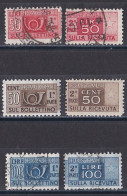 Italie -  République - Colis Postaux   Y&T  N °  62   63   67        1 ère Et 2 E  Partie  Oblitéré - Postpaketten
